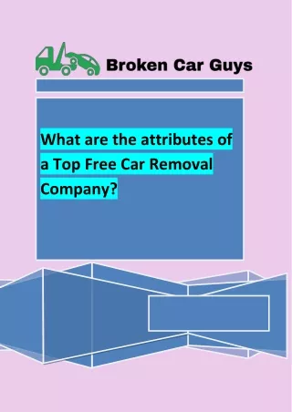 free car removal