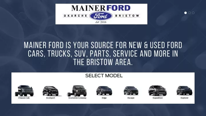 m a iner ford is your source for new used ford