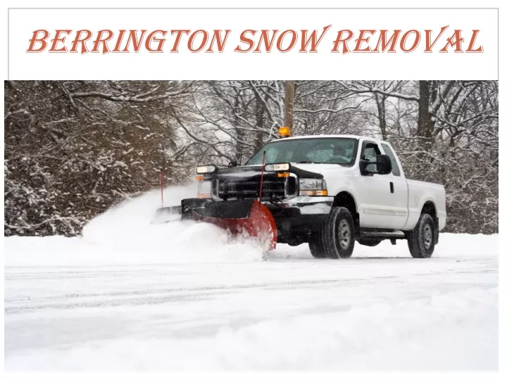 berrington snow removal