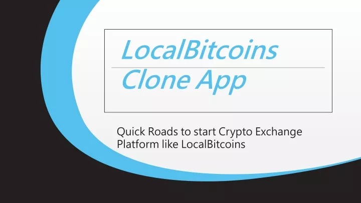 localbitcoins clone app