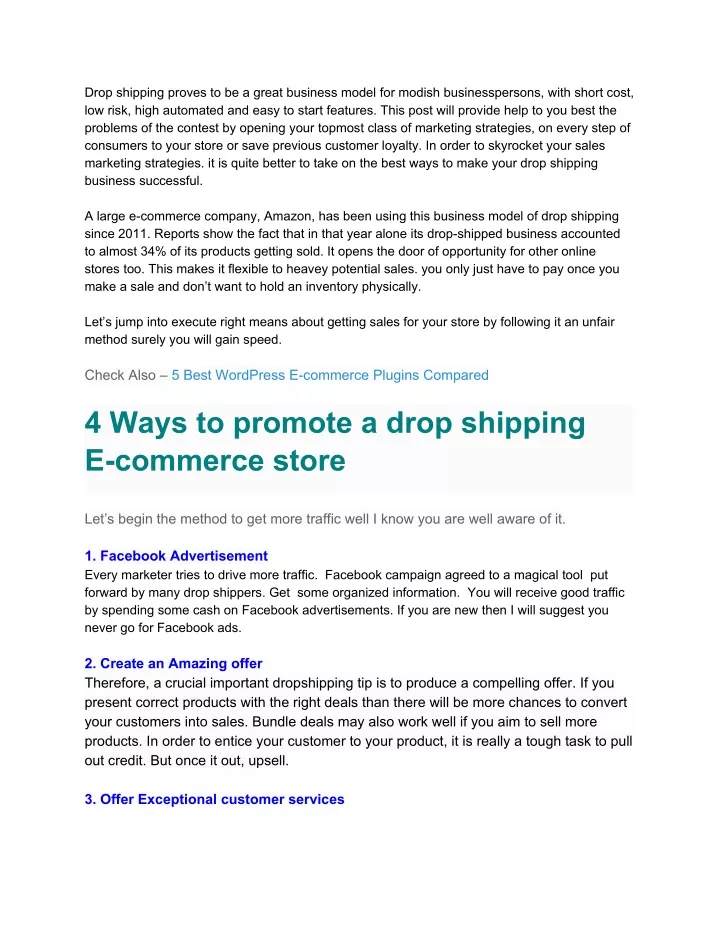drop shipping proves to be a great business model