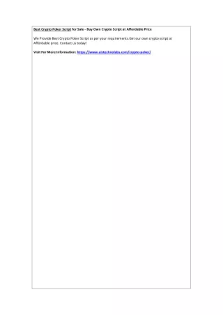 best crypto poker script for sale buy own crypto