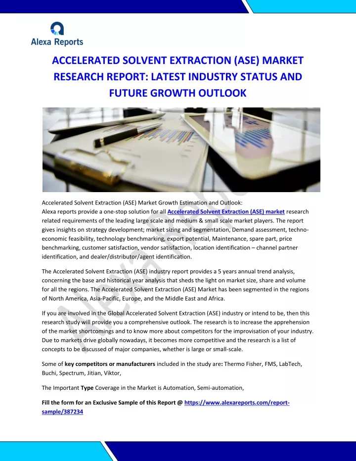 accelerated solvent extraction ase market