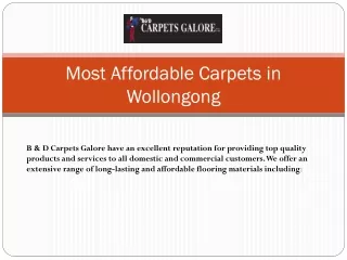 most affordable carpets in wollongong