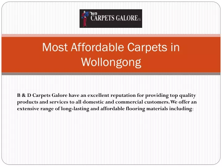 most affordable carpets in wollongong