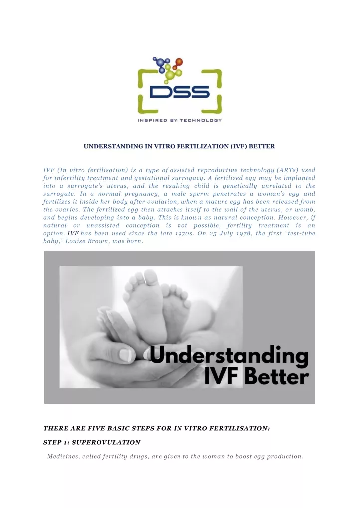 understanding in vitro fertilization ivf better