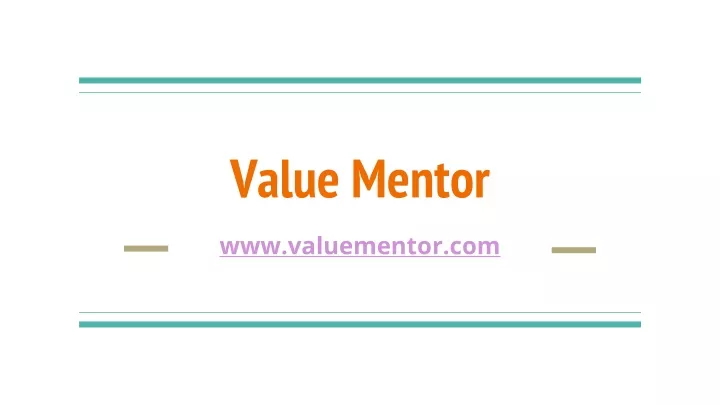 value mentor