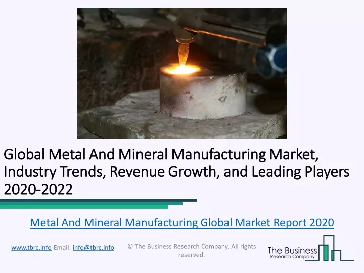 global global metal and mineral manufacturing