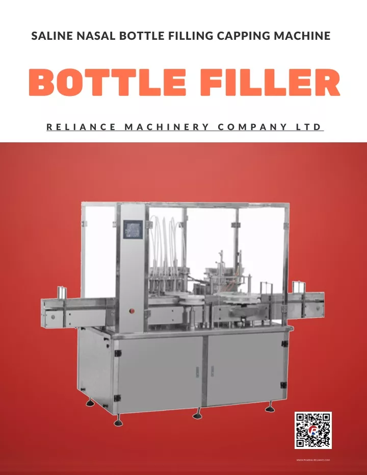 saline nasal bottle filling capping machine