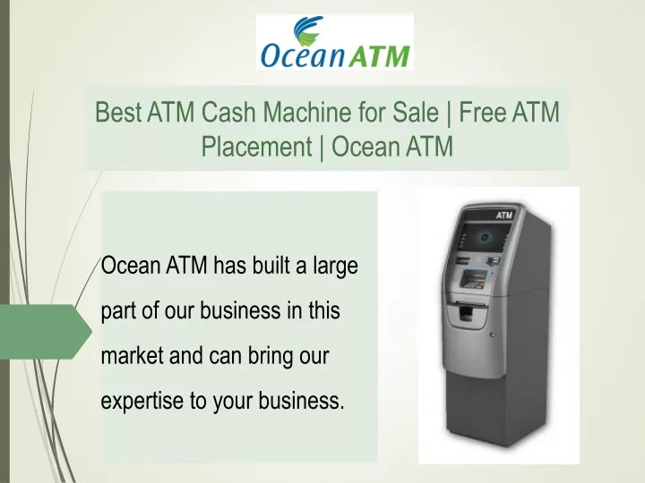 best atm cash machine for sale free atm placement ocean atm