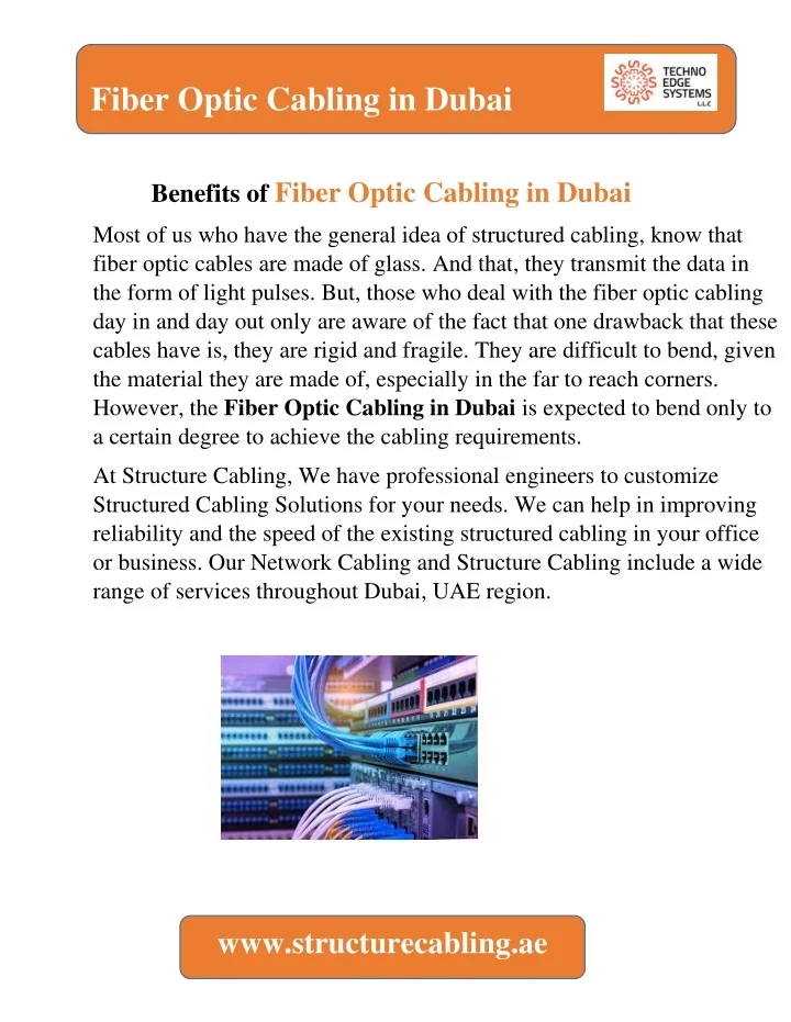PPT - What are the Advantages of Fiber Optic Cables PowerPoint ...