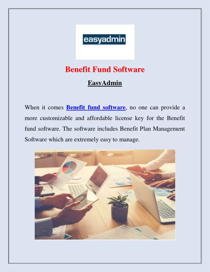 benefit fund software