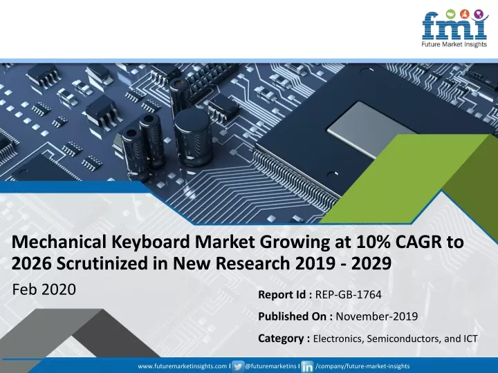 mechanical keyboard market growing at 10 cagr
