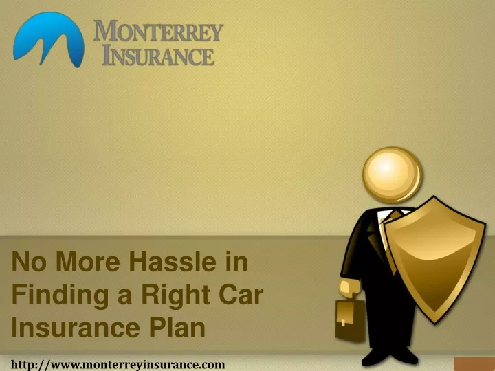 no more hassle in finding a right car insurance