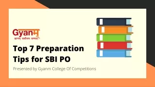 Top 7 Preparation Tips for SBI PO