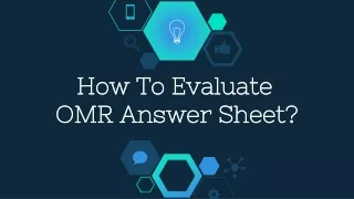 how to evaluate omr answer sheet