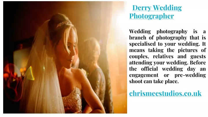 derry wedding photographer