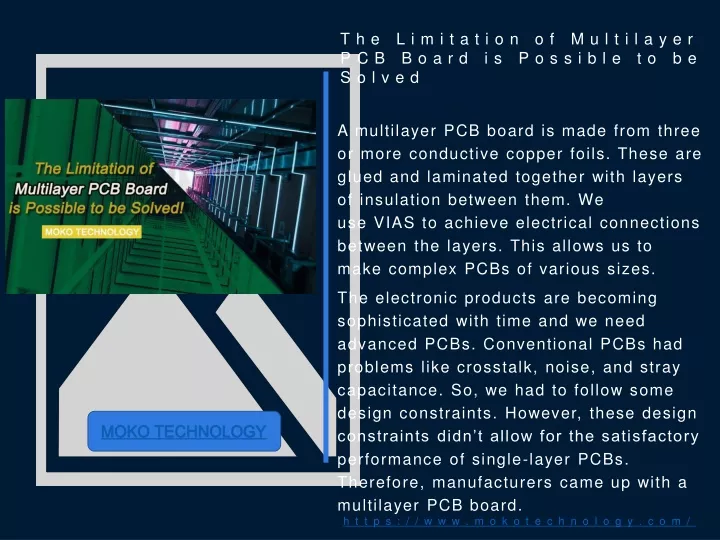 the limitation of multilayer pcb board is possible to be solved