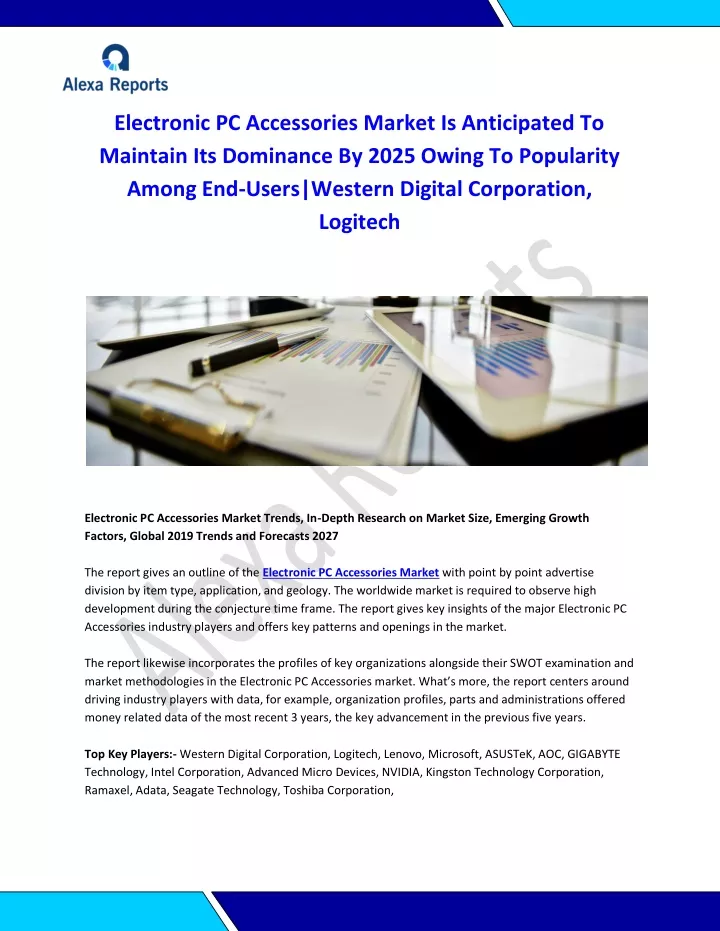 electronic pc accessories market is anticipated