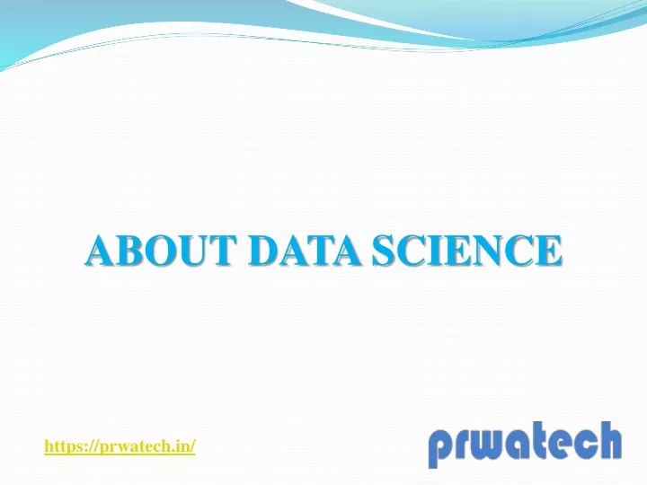 about data science