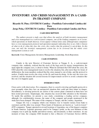 journal of the international academy for case