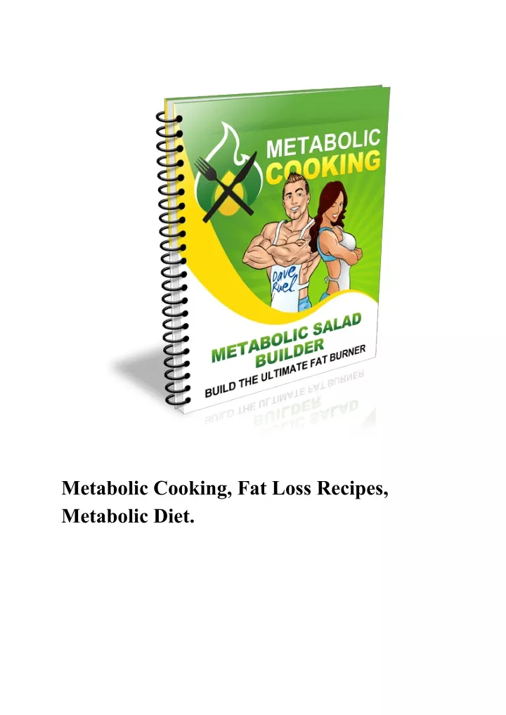 metabolic cooking fat loss recipes metabolic diet