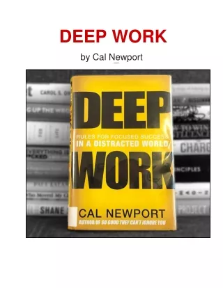 deep work