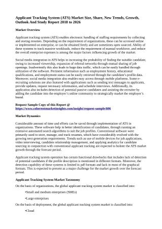 applicant tracking system ats market size share