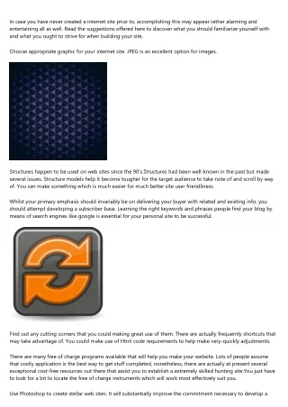 in case you have never created a internet site