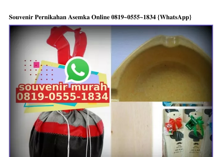 souvenir pernikahan asemka online 0819 0555 1834