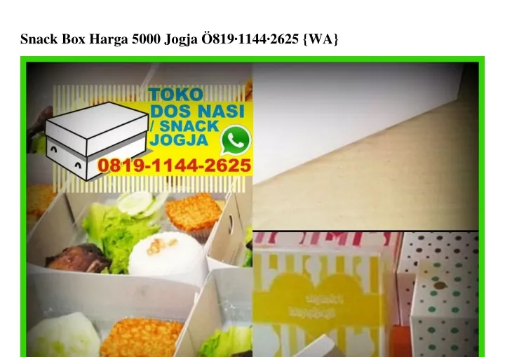 snack box harga 5000 jogja 819 1144 2625 wa