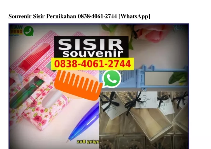 souvenir sisir pernikahan 0838 4061 2744 whatsapp