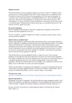 Poultry Processing Equipment Market Size and Growth Analysis Report 2020 - slide 1