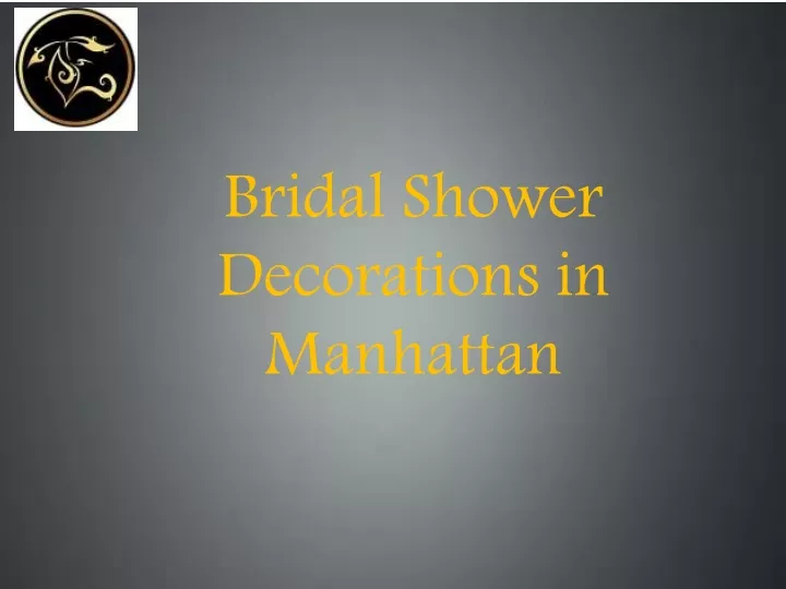 bridal shower decorations in manhattan