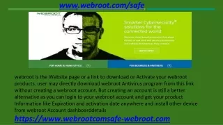 www webroot com safe