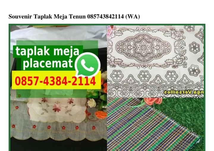 souvenir taplak meja tenun 085743842114 wa