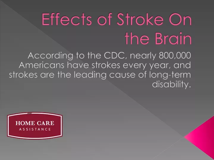 effects of stroke on the brain