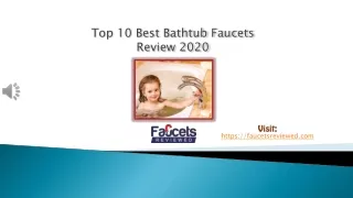 Best Bathtub Faucets Review