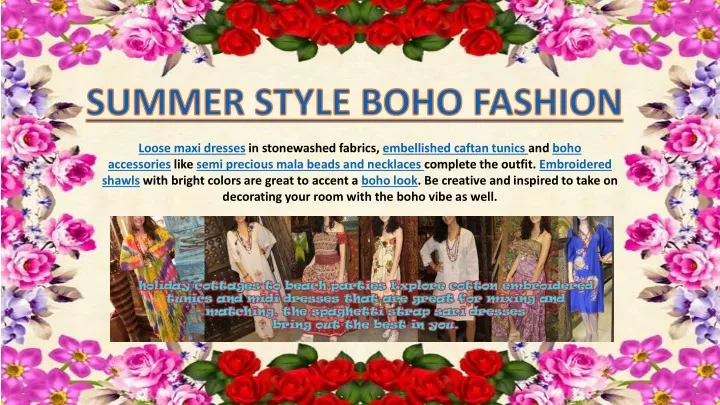 summer style boho fashion