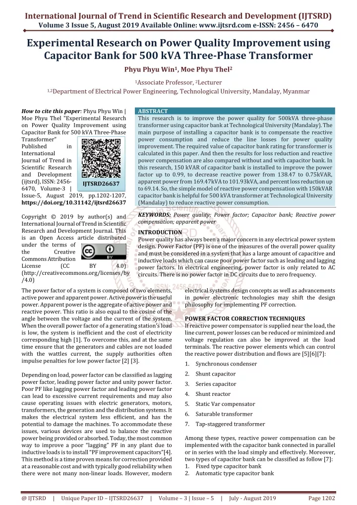 international journal of trend in scientific