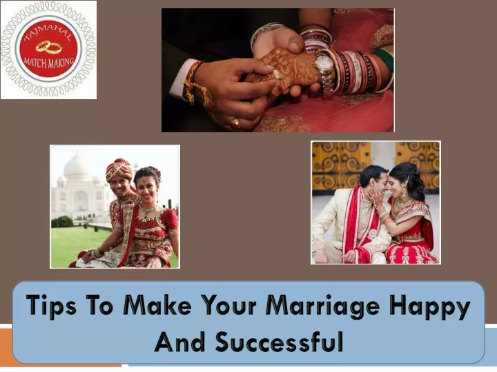tips to make your marriage happy and successful