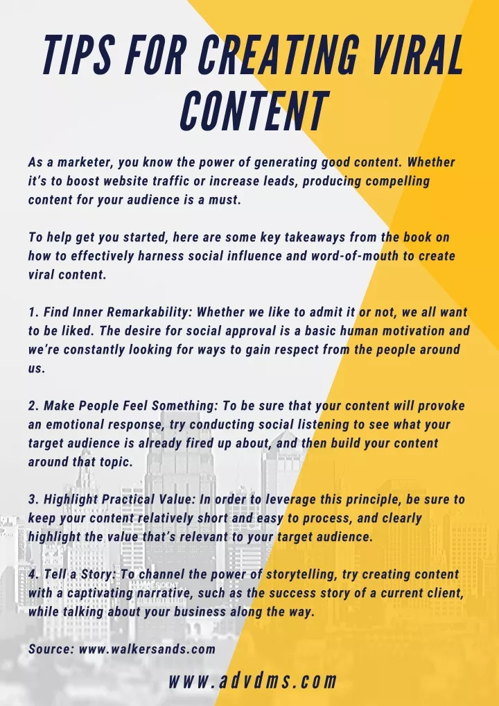 tips for creating viral content