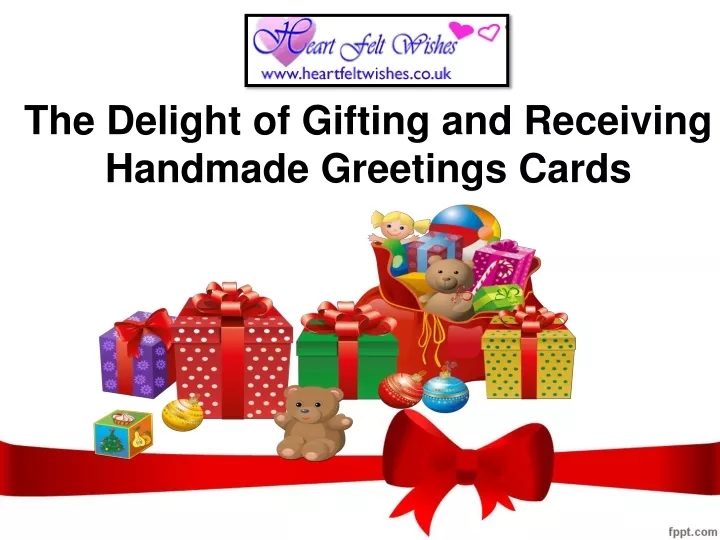 the delight of gifting and receiving handmade greetings cards