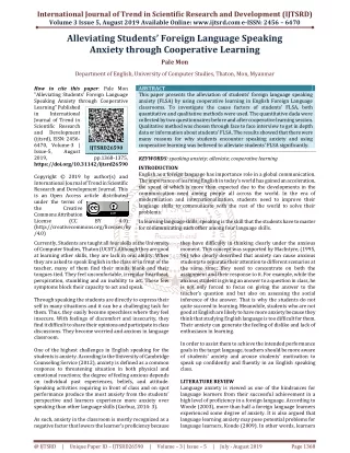 international journal of trend in scientific
