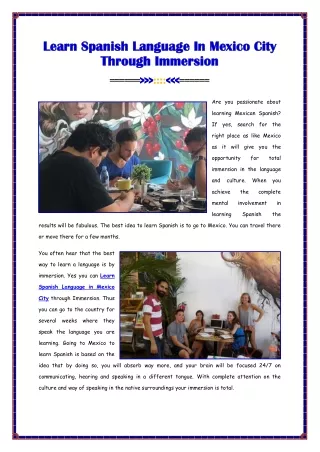 learn spanis learn spanish language through