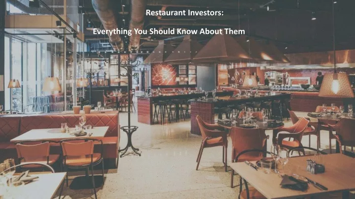 restaurant investors