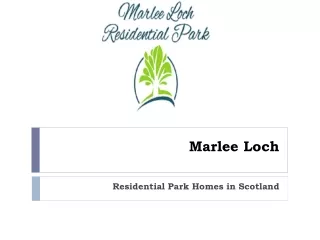 Residential parks for sale