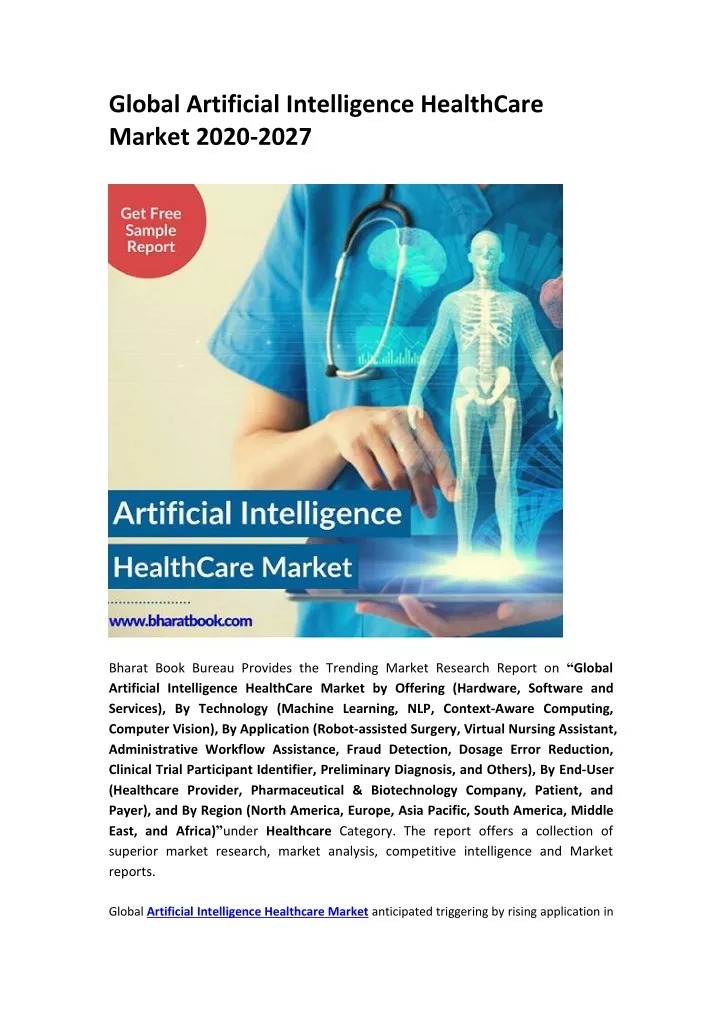 global artificial intelligence healthcare market