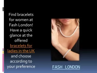 Womens Bracelets UK