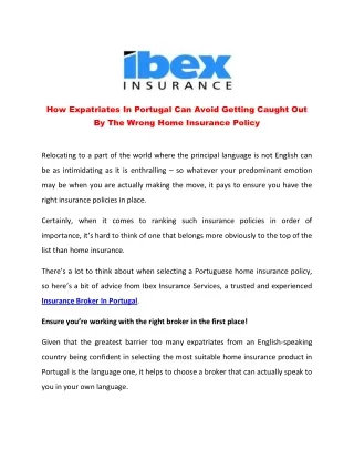 how expatriates in portugal can avoid getting